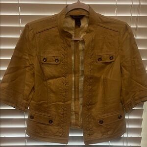 Stylish Tan Utility Jacket